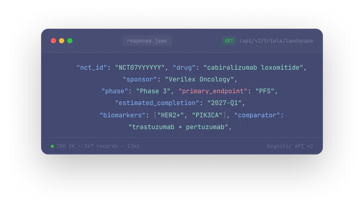 API data layer visualization